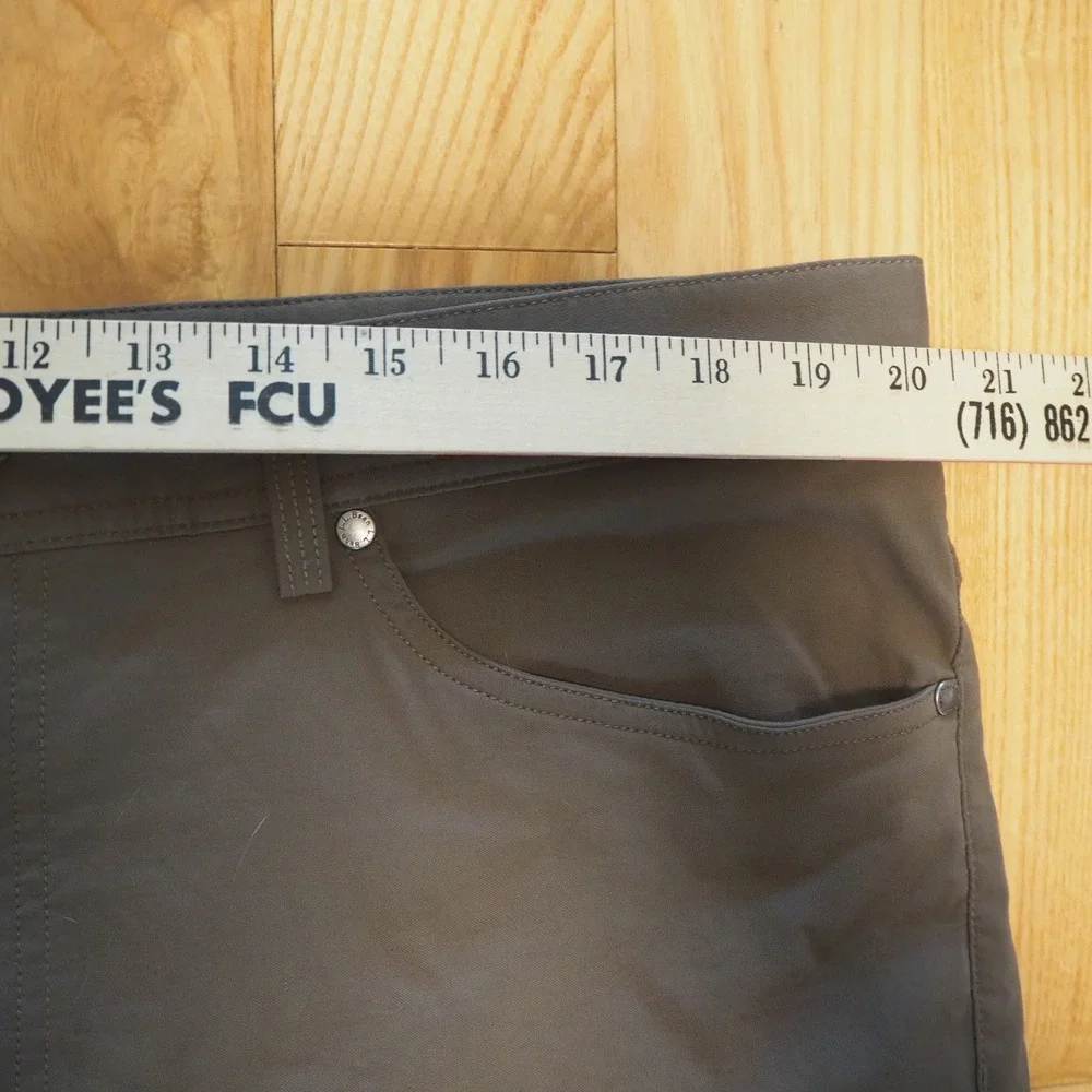 L.L.Bean Venturestretch Five Pocket Shorts Men's 40 W Olive Gray Outdoor 516049